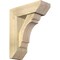 Ekena Millwork Olympic Slat Rough Sawn Bracket w/ Offset Brace, Douglas Fir, 6"W x 16"D x 20"H BKT0604X16X20OLY06RDF - alternate 1